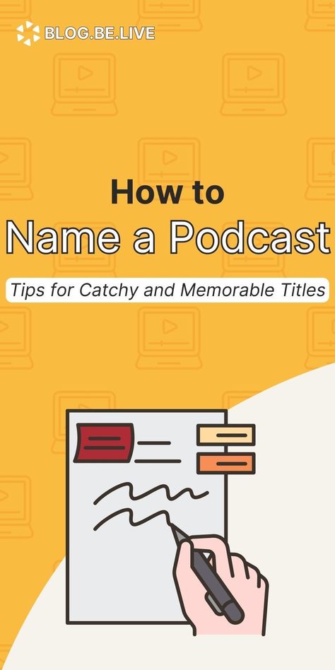 - Why Is It Important to Choose a Good Podcast Title? 
- Practical Steps in the Naming Process 
- 20 Tips for Creating a Catchy and Memorable Podcast Name 
- 60+ Best Podcast Names Ideas Podcast Title Ideas, Podcast Names, Podcast Tips, Short Names, Best Titles, Names Ideas, Great Names, Audience Engagement, Attention Span