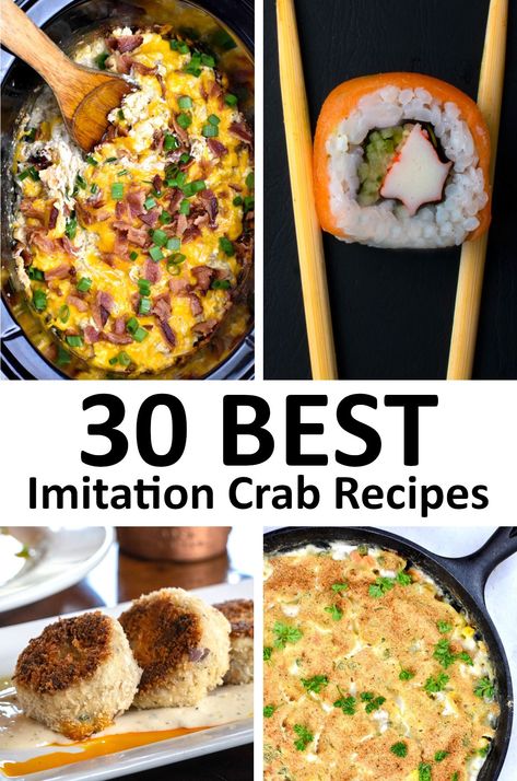 Recipes With Immitation Crab, What To Make With Imation Crab, Recipes Using Artificial Crab, Recipes For Imation Crab, Crab Dishes Dinners Meals, Recipes With Crab Meat Easy, Imitated Crab Recipes Keto, Imation Crab Recipes Healthy, Imation Crab Meat Cakes