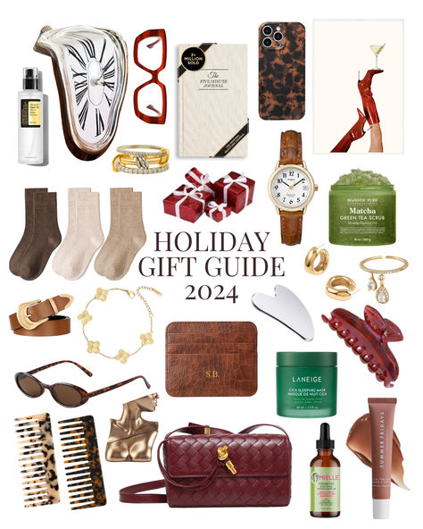 Holiday gift guide with Christmas list inspiration and wishlist ideas for everyone on your list. Perfect for finding holiday gifts and seasonal inspiration! Secret Santa Gifts For Her, Mothers Christmas Gift Ideas, Gift Ideas For Fashion Lovers, Gift Guide Amazon, Cute Gifts For Mom Christmas, Gifts For Mom Christmas From Daughter, Gifts For In Laws Christmas, Christmas Gift Guide For Women, Roommate Christmas Gifts