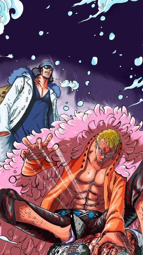 Aokiji One Piece Wallpaper, One Piece Aokiji, Sanji Zoro Luffy, Aokiji One Piece, Anmi Wallpaper, Doflamingo One Piece, Franky Robin, One Piece Deviantart, Don·quixote Doflamingo