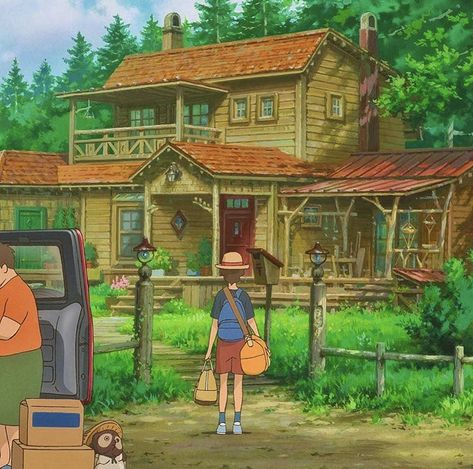 Miyazaki Anime, Marnie Was There, Studio Ghibli Films, Art Studio Ghibli, Ghibli Aesthetic, When Marnie Was There, Personajes Studio Ghibli, Studio Ghibli Background, Ghibli Studio