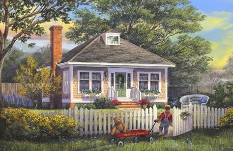 William E Poole Designs - The Backyard Bungalow - this summer cottage can be built fast... Backyard Bungalow, Cute Tiny House, In Law Cottage, Small Houseplans, Mother In Law Cottage, Small Home Plans, Backyard Cottage, Small House Ideas, Small Cottage Homes