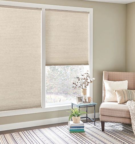 Bali® DiamondCell® Cellular Shades: Light Filtering Single Cell | Blindsgalore Bali Shades, Energy Efficient Window Treatments, Family Room Windows, Bali Blinds, Light Filtering Shades, Cellular Blinds, Best Blinds, Honeycomb Shades, Drapes And Blinds