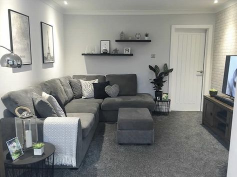 Small Modern Living Room, Apartment Decorating Living, Grey Couch Living Room, Living Room Decor Gray, Apartment Living Room Design, Small Apartment Living Room, Small Living Room Decor, Simple Living Room, Indie Room