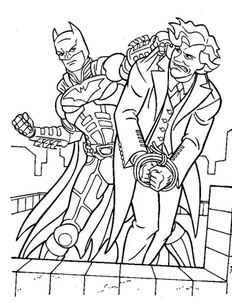 Superman Coloring Pages, Batman Coloring, Batman Coloring Pages, Batman Cartoon, Batman Vs Joker, Kids Colouring, Spiderman Coloring, Superhero Coloring, Cartoon Coloring