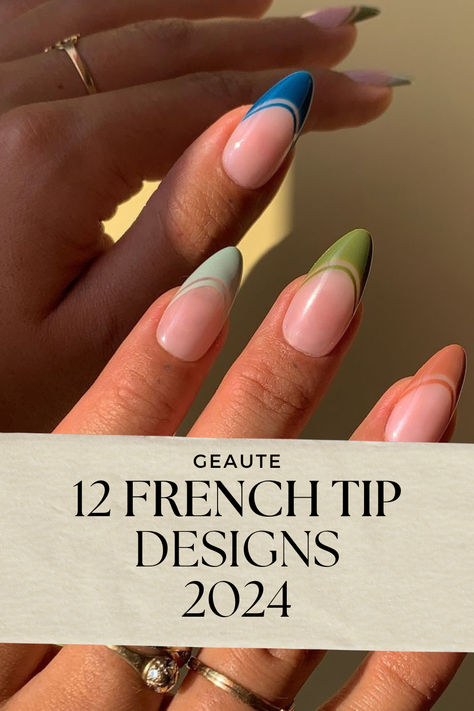 french style nails french fashion brands french nails ombre french nails pink french nails black french nails colorful french nails french nails design french nails with color colored french nails french nails ideas red french nails french nails color french nails short long french nails blue french nails color french nails french nails 2024 Unique French Tips Almond, French Modern Nails, Fun French Nail Designs, Elevated French Tip Nails, French Nails Colored Tips, 2024 French Nails, Fun French Tip Nail Designs, French Tip Color Ideas, Almond Nails French Tip Design