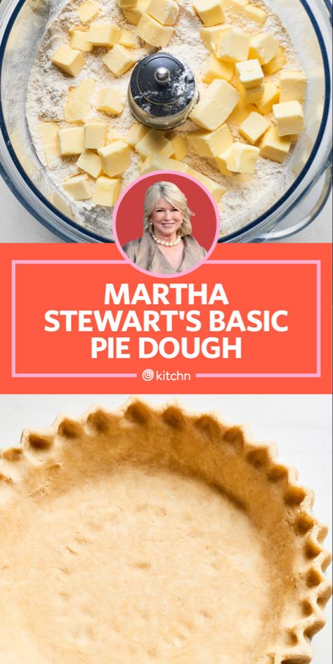 Martha Stewart Pie Crust Recipe, Martha Stewart Pie Crust, Apple Pie Crust, Pie Crust Recipe Easy, All Butter Pie Crust, Pie Dough Recipe, Homemade Pie Crust Recipe, Martha Stewart Recipes, Apple Recipe