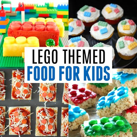 Not only do we love playing with LEGO bricks and creating simple LEGO water play games, we also think it is fun to make LEGO themed food for playdates, birthday parties, and special occasions. LEGO Week is one of those special occasions, so we'll be trying some of these again this week! A few yearsContinue Reading Lego Week Activities For Kids, Lego Birthday Party Food, Lego Snacks, Lego Party Food, Camp Plans, Lego Friends Birthday, Lego Candy, Lego Food, Friends Birthday Cake