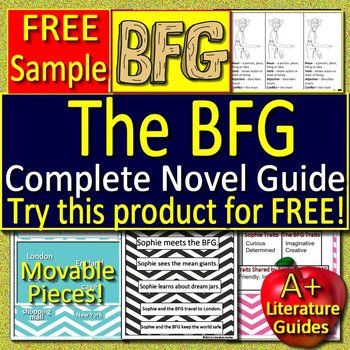 Free quiz from the novel study - This is a free 15 question multiple choice quiz for chapters 1 - 6 of The BFG. This quiz contains the answer key, and is common-core aligned including the exact common core standards. Press here to purchase the entire literature guide here that is printable, paperless, and self-grading: The BFG Novel Guide Bfg Novel Study, Novel Study Activities, The Bfg, Fun Learning Activities, Novel Study Units, Roald Dahl Books, Pacing Guide, Family Book, Reading Specialist