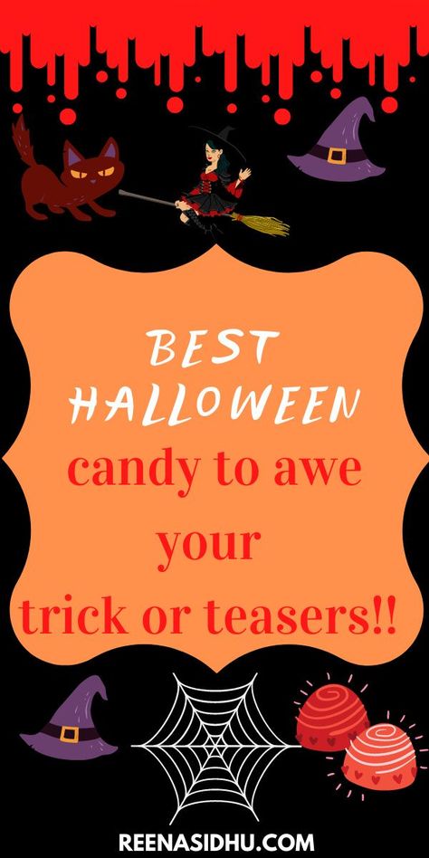 Thinking of best Halloween tricks for kids or trick and treaters. This post recommends all the best treats and candies. #halloween treats #halloween sweet treats Unique Trick Or Treat Handouts, Trick Or Treat Candy Ideas, Halloween Trick Or Treat Ideas, Trick Or Treat Ideas, Best Halloween Candy, Halloween Sweet Treats, Joker Halloween Costume, Sweet And Spooky, Best Treats