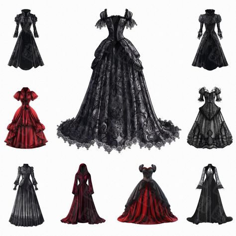 17 Gothic dress clipart jpg - gothic fashion clipart digital download - card making, invitation, scrapbook clipart Gothic Clipart, Gothic Queen, Dress Clipart, Dress Png, Gothic Mode, Scrapbook Images, Gothic Wedding Dress, Scrapbook Clipart, Fashion Clipart