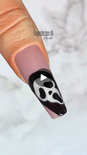 58K views · 3.8K reactions | [Reklame] 𝐄𝐚𝐬𝐲 𝐆𝐡𝐨𝐬𝐭𝐟𝐚𝐜𝐞 🖤🩸🗡️  #naildesigns #gelnails #nailinspiration #nailsonpoint #nailartist #instagramnails #nailsofinstagram #nails #acrylicnails  #nailideas #nailart #nailinspo #naileditdaily #nailsoftheday #nailpro #nailsmagazin #spooky #spookyseason #halloween #scream #scarymovie #ghostface | Fie Pedersen | J333RY · Scream Ghostface Theme (feat. Soulpacifica) Scream Mask Nails, Ghostface Nails, Scream Mask, Scream Ghostface, Instagram Nails, Ghost Faces, Nail Pro, Scary Movies, Nail Artist