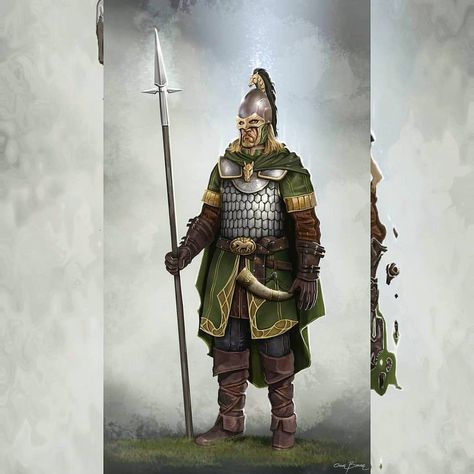 Rohan Royal Guard, Rohan Lotr Art, Riders Of Rohan Lord Of The Rings, Rohan Lotr, Lotr Rohan, Lotr Oc, Lotr Rohan Soldier, Fantasy Concept, Lotr Art