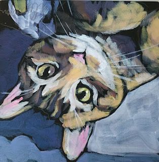 Pet Portrait Paintings, Wildlife Artwork, Pet Art, Cat Funny, Cat Painting, Tabby Cat, Birds Painting, Funny Animal, Sign Art