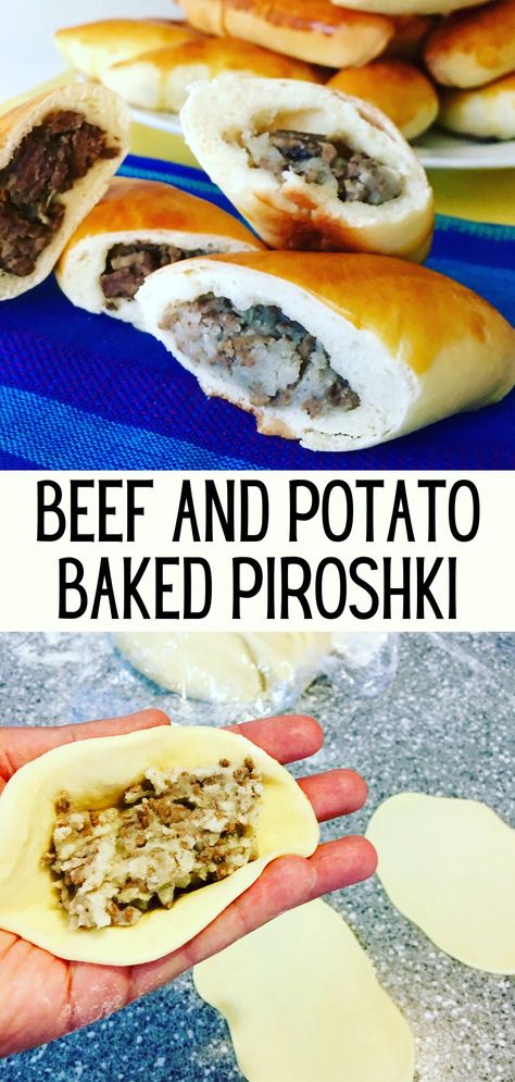 Piroshky Piroshky Seattle Recipe, Peroski Recipe, Piroshki Dough Recipe, Baked Piroshki Recipe, Russian Piroshki Recipe, Potato Piroshki, Meat Piroshki Recipe, Russian Piroshki, Olympics Food