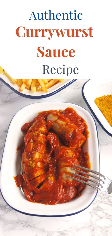 German Currywurst, Curry Ketchup Recipe, Currywurst Recipe, Currywurst Sauce, Health Lunch, German Food Authentic, Curry Ketchup, Ketchup Recipe, Fit Foodie