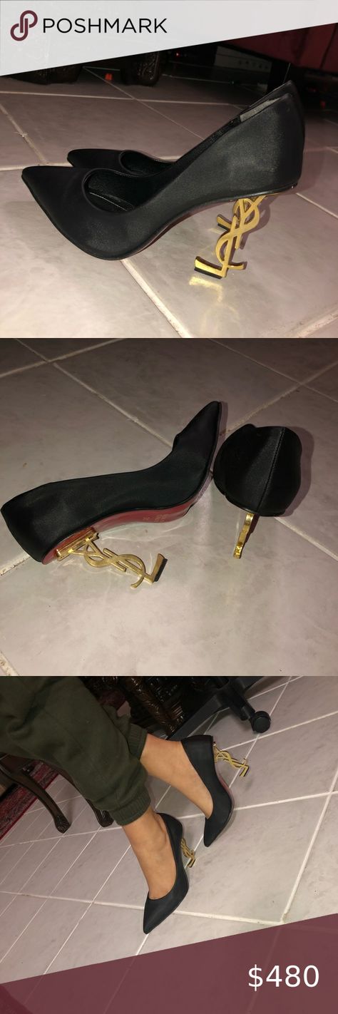 YSL opyum red bottom heels pumps Ysl Heels Red Bottoms, Heels Red Bottoms, Red Bottom Heels, Heels Red, Ysl Heels, Yves Saint Laurent Shoes, Red Bottom, Saint Laurent Shoes, Red Bottoms