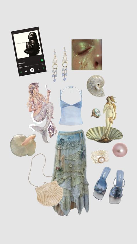 pisces aesthetic ♓️ Pisces Outfits, Pisces Aesthetic, Sirens, Aesthetic Outfits, Outfits Aesthetic, Aesthetic Clothes, Summer Vibes, Create Yourself, Mermaid