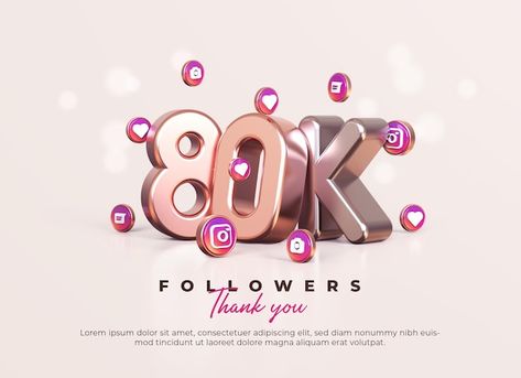 80k Followers Instagram, 80k Followers, Acne Prone Skin Care, About Rose, Rose Gold And Silver, Cartoon Wallpaper Iphone, Instagram Logo, Instagram Icons, Cartoon Wallpaper