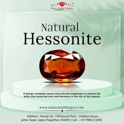 Shop for Loose Hessonite (Gomed) gemstone online from <a href="https://buff.ly/3qJMa5n" rel="noreferrer nofollow">buff.ly/3qJMa5n</a> at wholesale price ~ Avail EMI for All Products ~ Lifetime Guarantee for Purity⠀ ~ Customised Designs for Rings & Pendants for Men & Women ~ Free Shipping All Over India ~ Customer Support ~ Live-chat & Consult experts at rashiratanbhagya.com To know more about Gemstone . Pendants For Men, Mens Pendant, All Products, Good Things, India, Bring It On, Stone