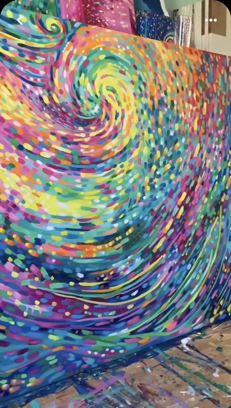 Happy Abstract Painting, Abstract Bright Art, Cool Painting Ideas On Canvas Creative, Painting Projects For Adults, Bright Painting Ideas, Colourful Wall Painting, Abstract Painting Inspiration, Abstract Acrylic Painting Inspiration, Colourful Art Painting