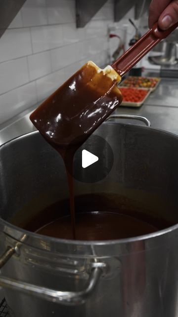 Ember on Instagram: "Part 2 of the process that goes into our chocolate coffee dessert. In the first video, Johnathan makes the brownie bottom layer. Scroll down a few videos for that and the final part will be posted in a few days! #dessert #caramel #restaurant #pastry #chef" Chocolate Coffee Desserts, Caramel Cream, Coffee Dessert, First Video, Chocolate Coffee, Pastry Chef, Food Cakes, Salted Caramel, Espresso