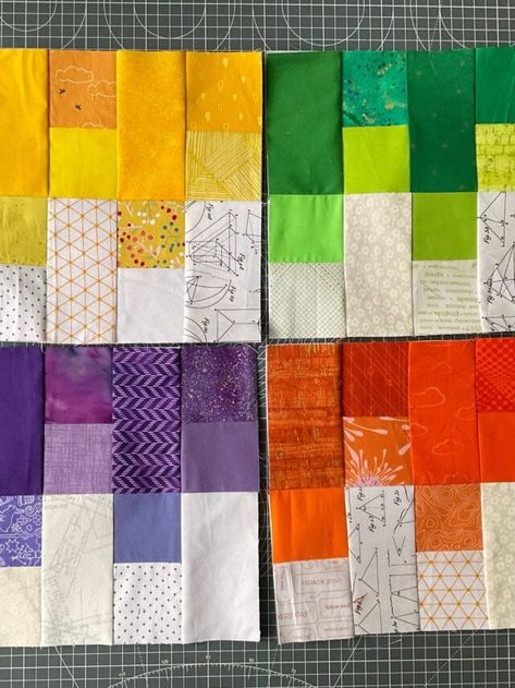 Easy Quilt Block Pattern for 2.5″ Strips Story - Scrap Fabric Love 2.5 Inch Strip Quilt Patterns, Crochet Therapy, Strip Quilt Patterns, Quarter Inch Seam, Strip Quilt, Strip Pattern, Scrap Quilt Patterns, Christmas Runner, Easy Quilt