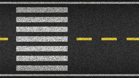 Crosswalk top view on asphalt background... | Premium Vector #Freepik #vector #background #road #street #traffic Road Top View, Street Top View, Asphalt Background, Street Texture, Asphalt Texture, Road Texture, Paving Texture, Physics Projects, Asphalt Road