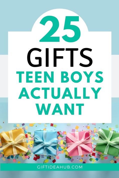 Finding a gift for a 14-year-old teenage boy can be so hard! We have selected the best must-have items on every teenage boys' Christmas or Birthday wish list. Check out this teen boy gift guide! Christmas gift ideas for teenagers | Best gifts for teen boys | What to get a 14-year-old for Christmas | Birthday gift guide for teen boys. 13th Birthday Boys, Birthday Presents For Boys, Boy 16th Birthday, Teenager Boys, Christmas Gifts For Teenagers, 17th Birthday Gifts, Teen Christmas Gifts