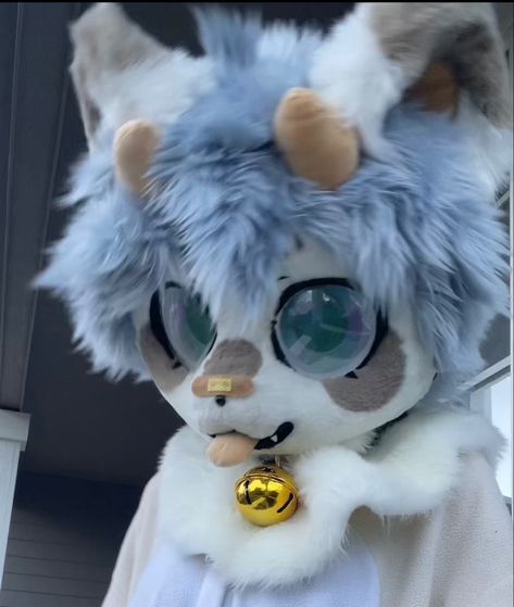 Kemono Fursuit Dog, Kemono Fursuit Tutorial, Kemono Cat Fursuit, Pastel Fursuit, Fursuit Hair, Cow Fursuit, Cute Fursuits, Cool Fursuits, Female Fursuit