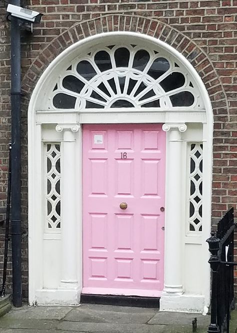 Doors of Ireland Georgian Doors, Dublin Ireland, Dublin, Garage Doors, Doors, Outdoor Decor, Pink, Home Decor, Home Décor