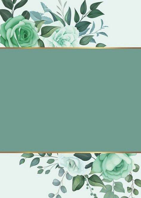 Templates Light, Wedding Invitations Mint Green, Wedding Invitations Green, Wedding Invitations Printable, Minted Wedding Invitations, Wedding Card Frames, Chic Wedding Invitations, Floral Cards Design, Indian Wedding Invitation Cards