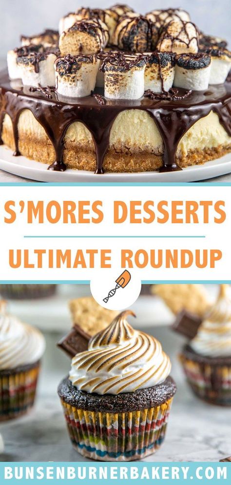 Unleash your inner baker with the Easy S'mores Desserts roundup! From classic cookies to innovative s'mores cakes, these oven-made creations are a must-try. Smore Cake Birthday, S'mores Cake Recipe, S’mores Cake Recipe, Smore Cake, S’mores Cake Birthday, S’mores Cupcakes Recipe, S’more Cupcake Recipe, Homemade Marshmallow Fluff, Smores Dessert