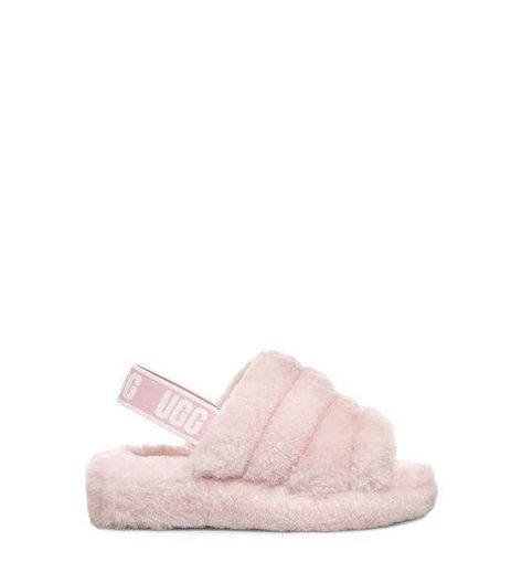 Fluff Yeah Slide, Seashell Pink, Fluffy Shoes, Ugg Slides, Ugg Store, Ugg Sandals, Jordan Shoes Girls, Twinkle Toes, Dancing Shoes