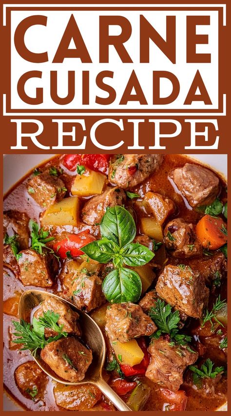 Gravy Full Tastiest Carne Guisada Recipe Carne Guisada Recipe Crockpot Crock Pot, Crockpot Carne Guisada, Puerto Rican Carne Guisada, Guisada Recipe, Spicy Gravy, Chocolate Pudding Cake, Carne Guisada, Tender Beef, Latin Food