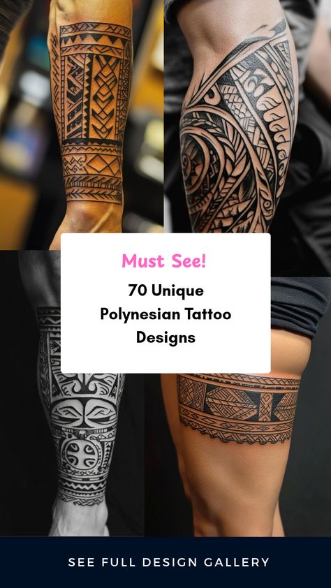 Discover stunning Polynesian tattoo ideas from various cultures, including Maori, Marquesan, Samoan, Tahitian, and Hawaiian styles. These meaningful designs are rich in history and symbolism, making them perfect for anyone looking to express their identity or values through ink. Whether you're considering a small tattoo or a full sleeve, these unique designs will inspire you. Dive into our extensive collection of 70 creative Polynesian tattoo styles, and find the perfect connection to your roots and beliefs. Maui Tattoo For Men, Exploring Tattoos, Hawaii Inspired Tattoos, Polynesian Forearm Tattoo, Tahitian Tattoo, Maui Tattoo, Polynesian Tattoo Sleeve, Hawaiian Mythology, Samoan Tattoos