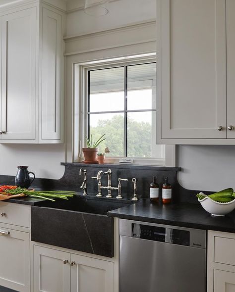 Soapstone International Anaheim, California | M Teixeira Soapstone Soapstone Apron Front Sink, Soapstone Backsplash Kitchen, Quartz That Looks Like Soapstone, Black Soapstone Kitchen, Soapstone Backsplash, Soapstone Countertops Kitchen, Soapstone Tile, Soapstone Sink, November Stone