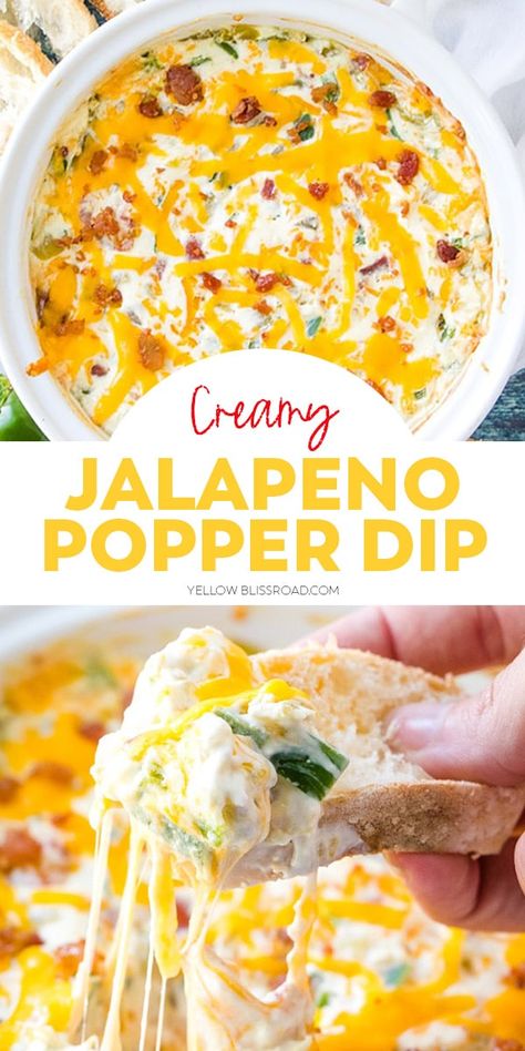 Jalapeno Popper Dip, Creamy Jalapeno, Popper Dip, Popular Appetizers, Taco Dip, Jalapeno Popper, Best Appetizer Recipes, Dip Recipes Easy, Queso Dip