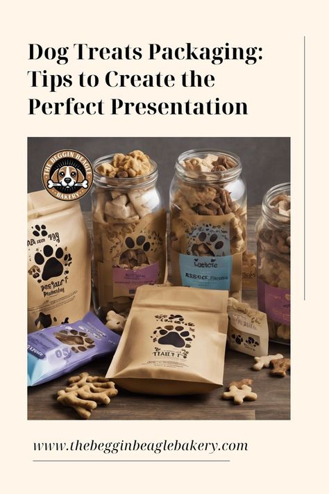 This is Dog Treats Packaging by The Beggin Beagle Bakery Dog Treat Packaging Ideas, Dog Treats Packaging, Treat Packaging Ideas, Functional Packaging, Treats Packaging, Dog Treat Packaging, Dog Treat Business, Packaging Tips, Treat Packaging