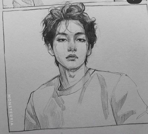 Art Core, 심플한 그림, Tutorials Drawing, Kpop Drawings, Sketches Simple, Arte Inspo, Arte Sketchbook, Portrait Sketches, Art Drawings Sketches Creative