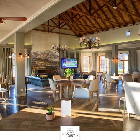 Our clubhouse facilities boast an elegant yet relaxed atmosphere for our members to enjoy. Enjoy leisurely meals in Lievens Restaurant & Lounge, soak in the Stellenbosch sunsets at our Terraces & Bar or take a short break between nines at our Halfway House. ⛳ We look forward to welcoming you! +27 (0) 21 880 7300 info@dezalzegolf.com www.dezalzegolf.com #DeZalzeGolfClub #DeZalze #SurprisinglyDifferent #TakeAWalkInTheWinelands #Winelands #Stellenbosch #Golf Golf Restaurant, Coffee Restaurant, Halfway House, Golf Estate, Coffee Restaurants, Restaurant Lounge, Short Break, Golfers, Club House