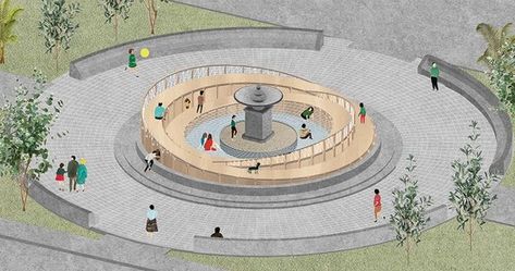 "Urban Toys" Designed to Reactivate Underused Public Spaces in Mexico City | Netfloor USA Architecture Masterplan, Playgrounds Architecture, Design Analysis, Plaza Design, Public Space Design, Urban Landscape Design, Architecture Collage, Playground Design, Landscape Architecture Design