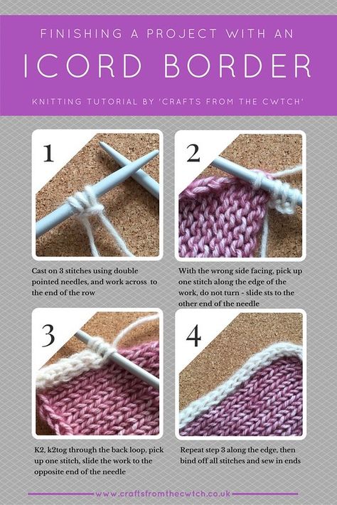 Maglia Fair Isle, Knitting Hacks, Knitting Help, Knitting Stitches Tutorial, Knitting Basics, I Cord, Knitting Instructions, Crochet Borders, Knit Stitch Patterns