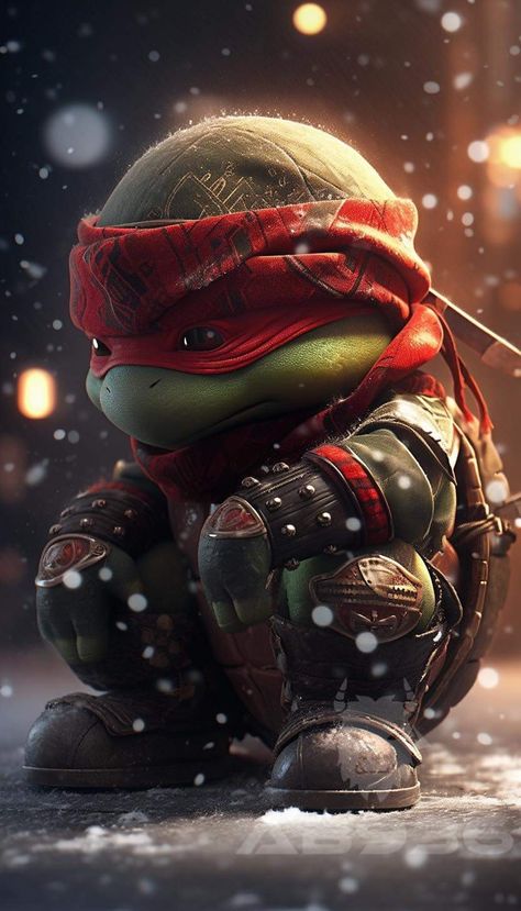 Baby Ninja Turtle, Baby Ninja, Iphone Decor, Iphone Customization, Turtle Wallpaper, Animated Wallpaper, Teenage Mutant Ninja Turtles Artwork, Teenage Mutant Ninja Turtles Art, Ninja Turtles Artwork