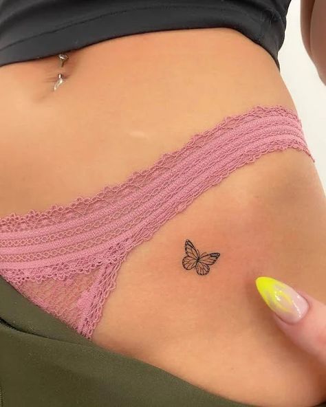 Upper Thigh Small Tattoo, Small Upper Thigh Tattoo, Tattoos Upper Thigh, Small Thigh Tattoo, Upper Thigh Tattoo, Tattoos Tree, Thigh Band Tattoo, Dragon Thigh Tattoo, Thigh Tattoos For Women