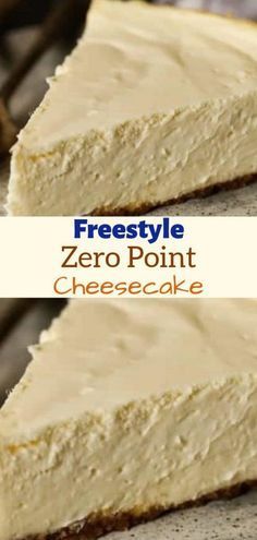 Zero Point Cheesecake, Weight Watcher Snacks, Weight Watchers Cheesecake, Weight Watcher Desserts, Savory Cakes, Weight Watchers Meal Plans, Weight Watchers Snacks, Weight Watchers Recipes Desserts, Ww Desserts