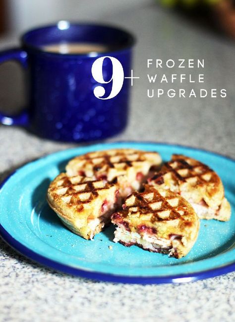 Waffle Hacks, Cheap Paleo Meals, Waffle Ice Cream Sandwich, Breakfast Sandwiches Frozen, Cheap Recipe, Cheap Vegetarian Meals, Make A Sandwich, Fried Chicken And Waffles, Waffle Ice Cream