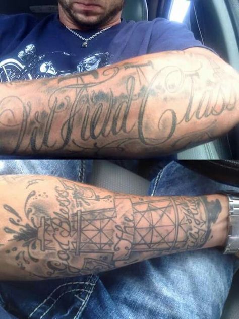 Oilfield Tattoos, Oilfield Life, Oil Field, Soft Heart, Sleeve Tattoos, Tatting, Tattoos, Quick Saves, Art