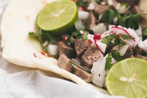 How to Cook Lengua in a Slow Cooker (Beef Tongue) - Sweet Life Beef Tongue Stew, Slow Cooker Barbacoa, Sunday Morning Breakfast, Honey Barbecue, Beef Tongue, Beef Cheeks, How To Cook Beef, Global Recipes, Slow Cooker Beef