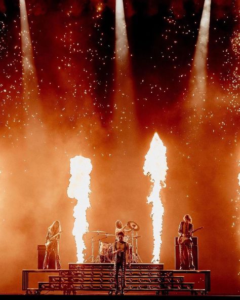 MÅNESKIN OFFICIAL FANCLUB on Instagram: “Eurovision 2021: sweet memories. ❤️‍🔥 📸| @jordybrada — ⠀⠀⠀⠀⠀⠀⠀⠀⠀ If you want to see more contents like this and stay on top of all news,…” Eurovision 2021, Concert Aesthetic, Dream Concert, Band Posters, Acrylic Charms, Sweet Memories, Artsy Fartsy, Music Bands, Cool Bands